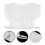 White Chiffon 1 Pack 11,8 X 7,9 X 0,08 Inch 5