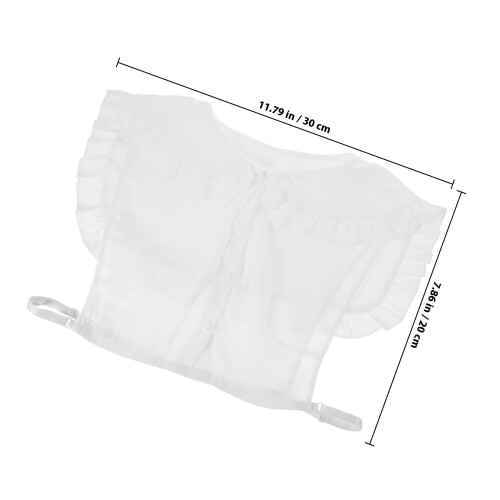 White Chiffon 1 Pack 11,8 X 7,9 X 0,08 Inch 1