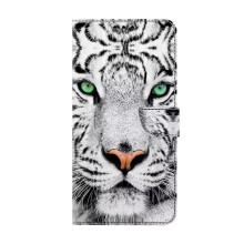 Case for Samsung Galaxy A32 5G PU Leather Shockproof Flip Wallet With Magnetic Stand Card Holder Tiger Face Design