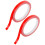 1 Pingpongracket Randbeschermingstape Paddelafdekking Rood 10