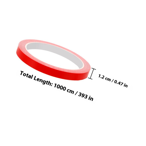 1 Pingpongracket Randbeschermingstape Paddelafdekking Rood 1