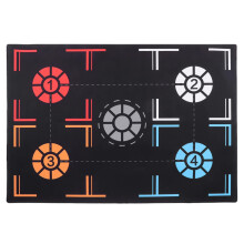 Basketball Training Mat Non-Slip Foldable Dribble Training Mat For Indoor Outdoor Use, Easy Install, Easy To Use