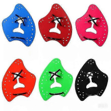 (L, orange) Tyr Catalyst 2 Swim Training Hand Paddles