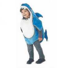 (100, blue) Baby Shark Costume For Kids Unisex Party