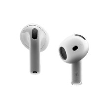 (Transparent, Multicolor) For AirPods 4 Ear Tips Replacement Ultra Thin Silicone Earbuds Cover - Light Pink
