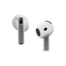 (White, Multicolor) For AirPods 4 Ear Tips Replacement Ultra Thin Silicone Earbuds Cover - Light Pink