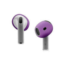 (Purple, Multicolor) For AirPods 4 Ear Tips Replacement Ultra Thin Silicone Earbuds Cover - Light Pink