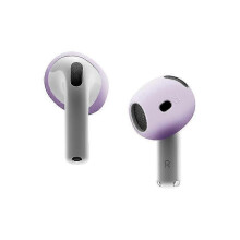 (Lavender Purple, Multicolor) For AirPods 4 Ear Tips Replacement Ultra Thin Silicone Earbuds Cover - Light Pink