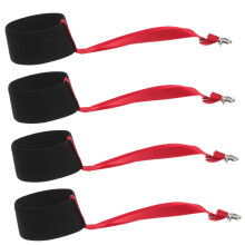 Ski Glove Strap Leash 4-Pack With Metal Button For Elastic Wrist Strap Outdoor Sports Prevents Loss And Hand Safety