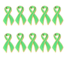 (Green) 10Pcs Exquisite Ribbon Brooch Pins Accessory Elegant Ribbon Badge Brooches For School Clubs And Business Meetings Yellow