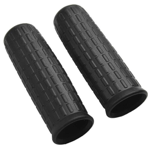 (122 x 32mm) 2pcs Rubber Handles 2x Barrow Handle Round Tubes Tool 1