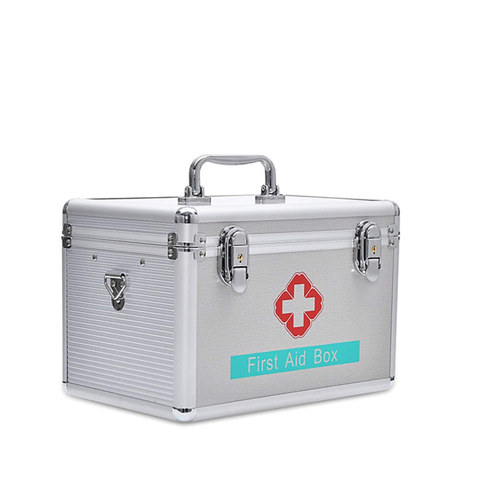 Medicine Storage Box Aluminum, Multifutional Household Multi-Layer First Aid Kit, Camping First Aid Kits, Portable Medicine Organizer