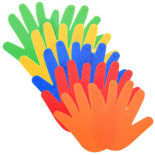 5 Paar Hand Und Markierungen PVC Für Sport Und Spiele