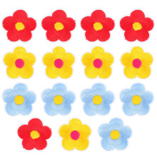 15Stk Patch Stoff Aufnäher Kinder Gestickt
