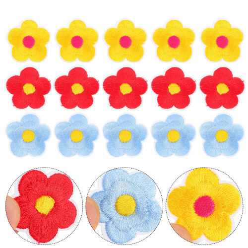 15Stk Patch Stoff Aufnäher Kinder Gestickt 1