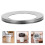 Masteelf Deckel 30,00x30,00x2,40 cm Silber 10