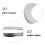 Masteelf Deckel 30,00x30,00x2,40 cm Silber 7
