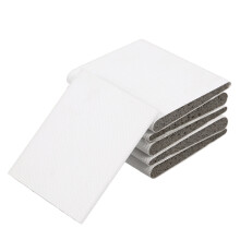 6 Pcs Weatherstripping For Doors Corner Seals Stoppers White