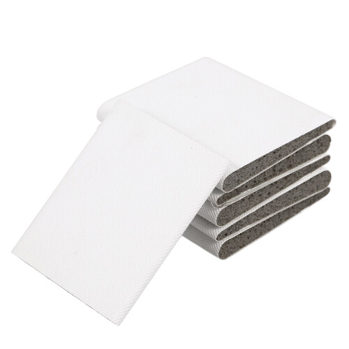 6 Pcs Weatherstripping For Doors Corner Seals Stoppers White