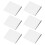 6 Pcs Weatherstripping For Doors Corner Seals Stoppers White 3