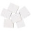 6 Pcs Weatherstripping For Doors Corner Seals Stoppers White 11