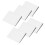 6 Pcs Weatherstripping For Doors Corner Seals Stoppers White 9