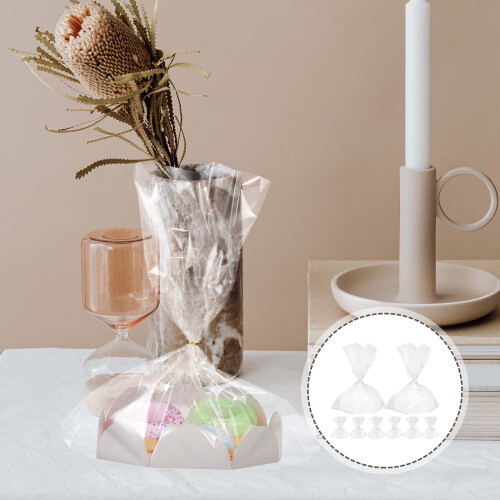 Papierfach Und Durchsichtige Beutel Transparent 10 Sets 1