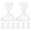 Papierfach Und Durchsichtige Beutel Transparent 10 Sets 5