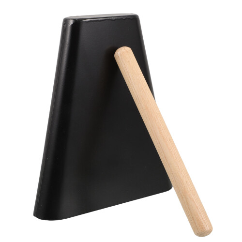 Iron Cowbell Kleines Metall- -Performance-Instrument Schwarz