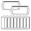 Business Kartenhalter Etikettenrahmen Silber 4