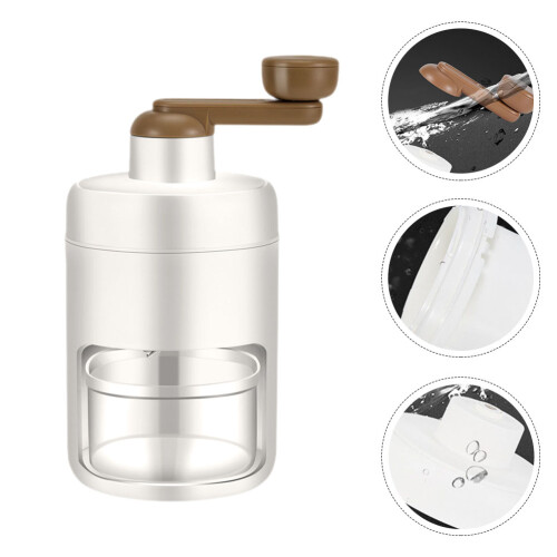 White Ice Crusher Machine Für Den Heimgebrauch Zu Reinigen Und 1