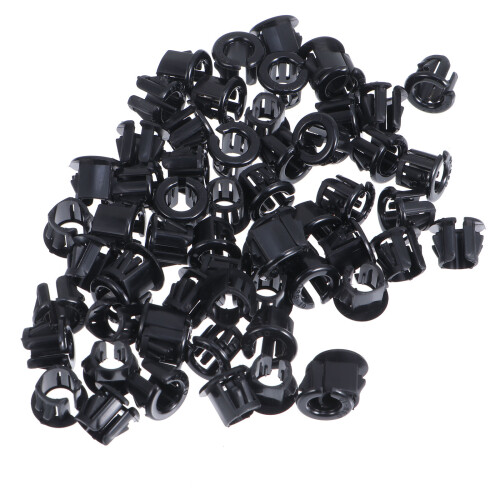 100Pièces Colliers Protecteurs De Câbles Nylon Noir, Montage Facile