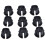 100Pièces Colliers Protecteurs De Câbles Nylon Noir, Montage Facile 6