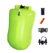 Swimming Safety Float, Green Swim Buoy Tow Float Training And Snorkeling, Light And Visible Pool Equipment Outdoors