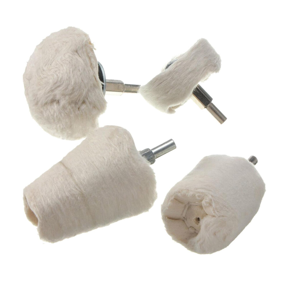 Buffing Pad 4-Piece Polishing Wheel Set For Multi-Surface Use Home And Professional Projects 9393856282876