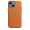 (Golden Brown) Leather Phone Case For Iphone 13 Mini Leather Case With Magsafe 1
