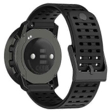 (Black) Sport Strap Compatible For Suunto Vertical / 9 Peak Pro / 9 Peak / 5 Peak , 22mm Silicone Watch Bands