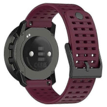 (WineRed) Sport Strap Compatible For Suunto Vertical / 9 Peak Pro / 9 Peak / 5 Peak , 22mm Silicone Watch Bands