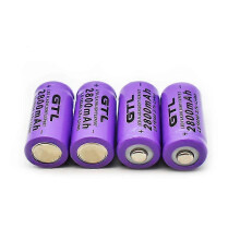 (16340 3.7V2800mAh 4) Ls 16340 3.7v 2800mah Rechargeable Lithium Ion Battery +cr123a Charger Led, Flashlight, Camera, Headlamp, Mechanical Module