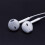 Replacement silicone earbud tips for 15-16 mm earphones 10-pair White 2