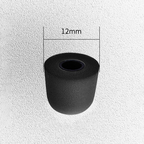 Replacement memory foam earbud tips for 4.7-5.5 mm earphones small 3-pair Black 1