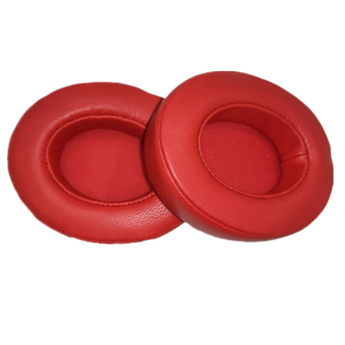 1 Pair Sheepskin Ear Pads Compatible with Beats Studio 2.0 Red 1