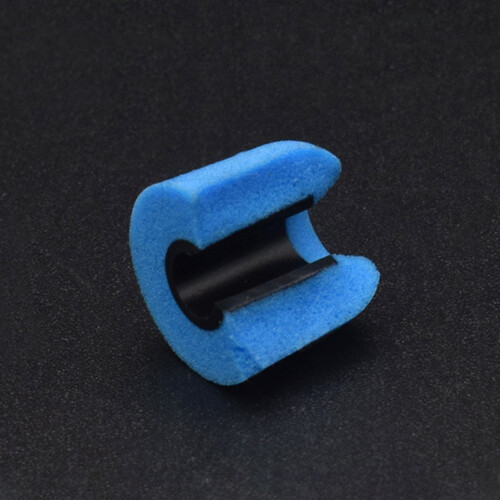 Replacement memory foam earbud tips for 4.7-5.5 mm earphones small 3-pair Black 2