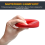 1 Pair Sheepskin Ear Pads Compatible with Beats Studio 2.0 Red 5