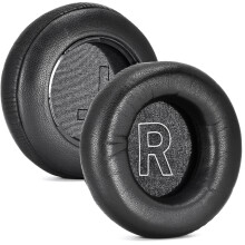 Schwarze Lammnappa-Ohrpolster für B&O Beoplay H9 3. Gen - 2er-Pack