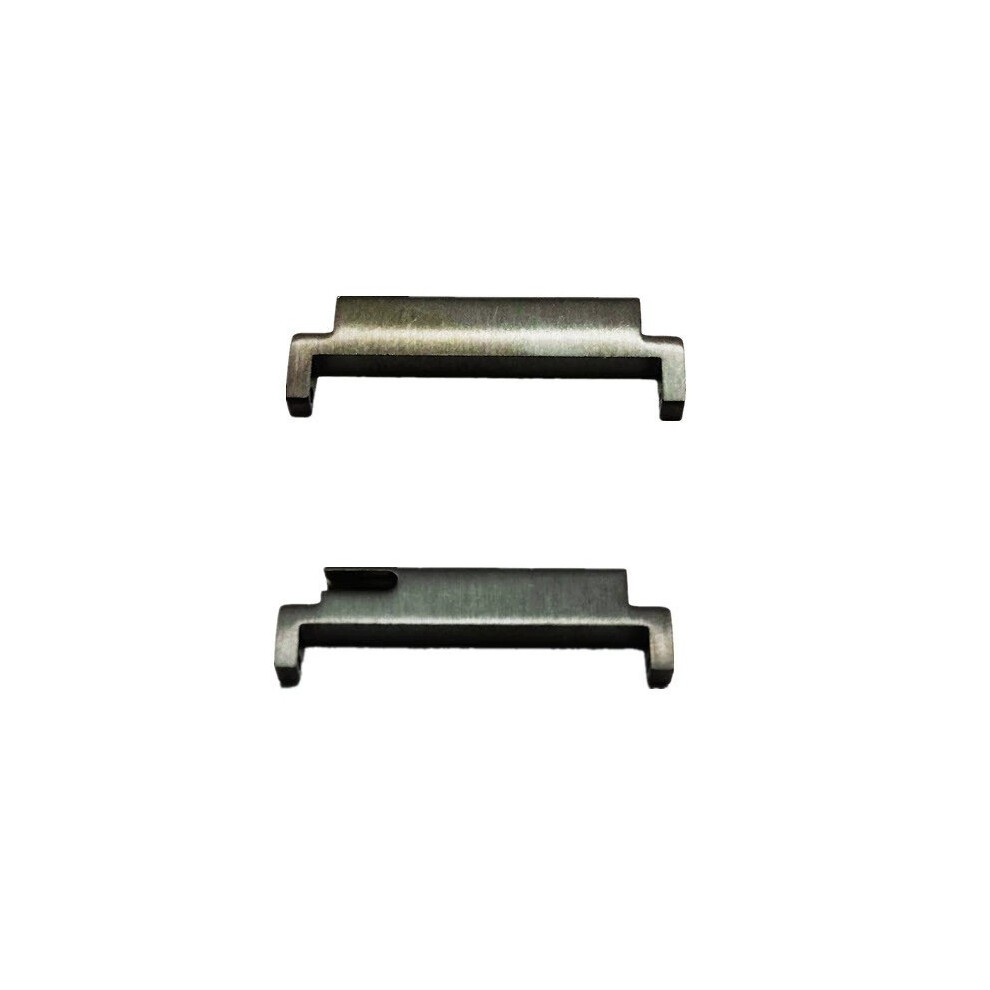 Universal Watch Band Connector 18Mm To 22Mm Adapters Black 7314280868681
