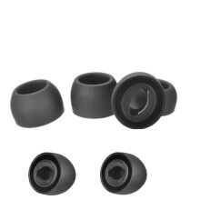 Silikon-Ohrstöpsel Ersatzset 3 Paar — Weicher Sitz, Drei Größen, kompatibel mit Samsung Galaxy Buds Pro Black