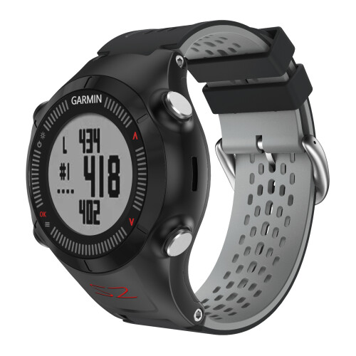 Uhrenarmband für Garmin Approach S2 - Schwarz / Grau