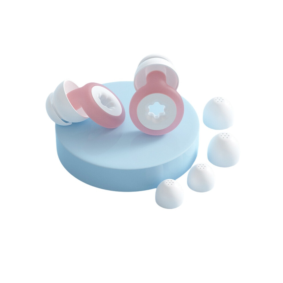 Silicone Earplugs: Noise Reduction For Peaceful Sleep Pink 7314281063399
