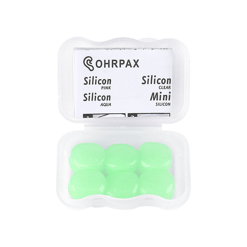 Moldable Silicone Earplugs For Sleeping And Swimming Green 7314281137182